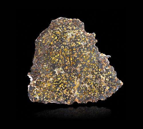 含有橄欖石的「石鐵」隕石